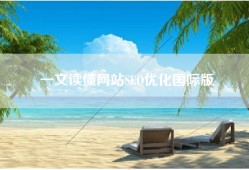 一文读懂网站SEO优化国际版
