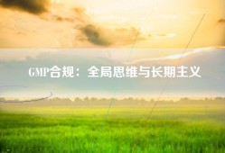 GMP合规：全局思维与长期主义