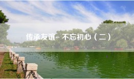 传承友谊   不忘初心（二）